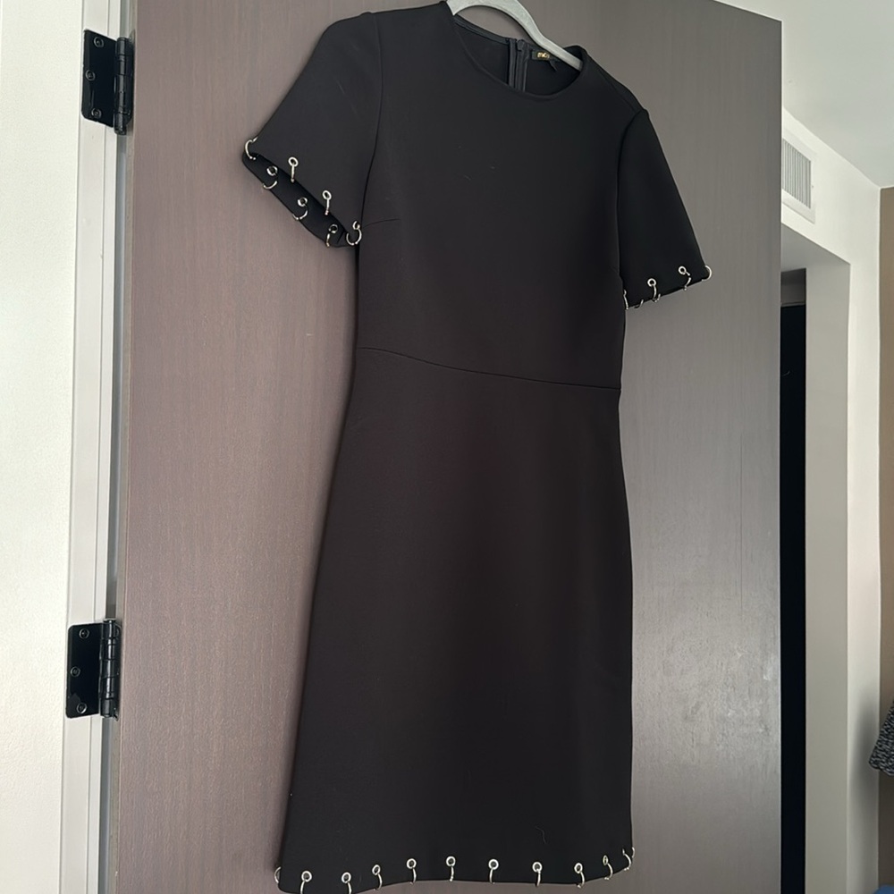 Maje Risis Ringed & Grommeted A-Line Mini Dress - Picture 4 of 9